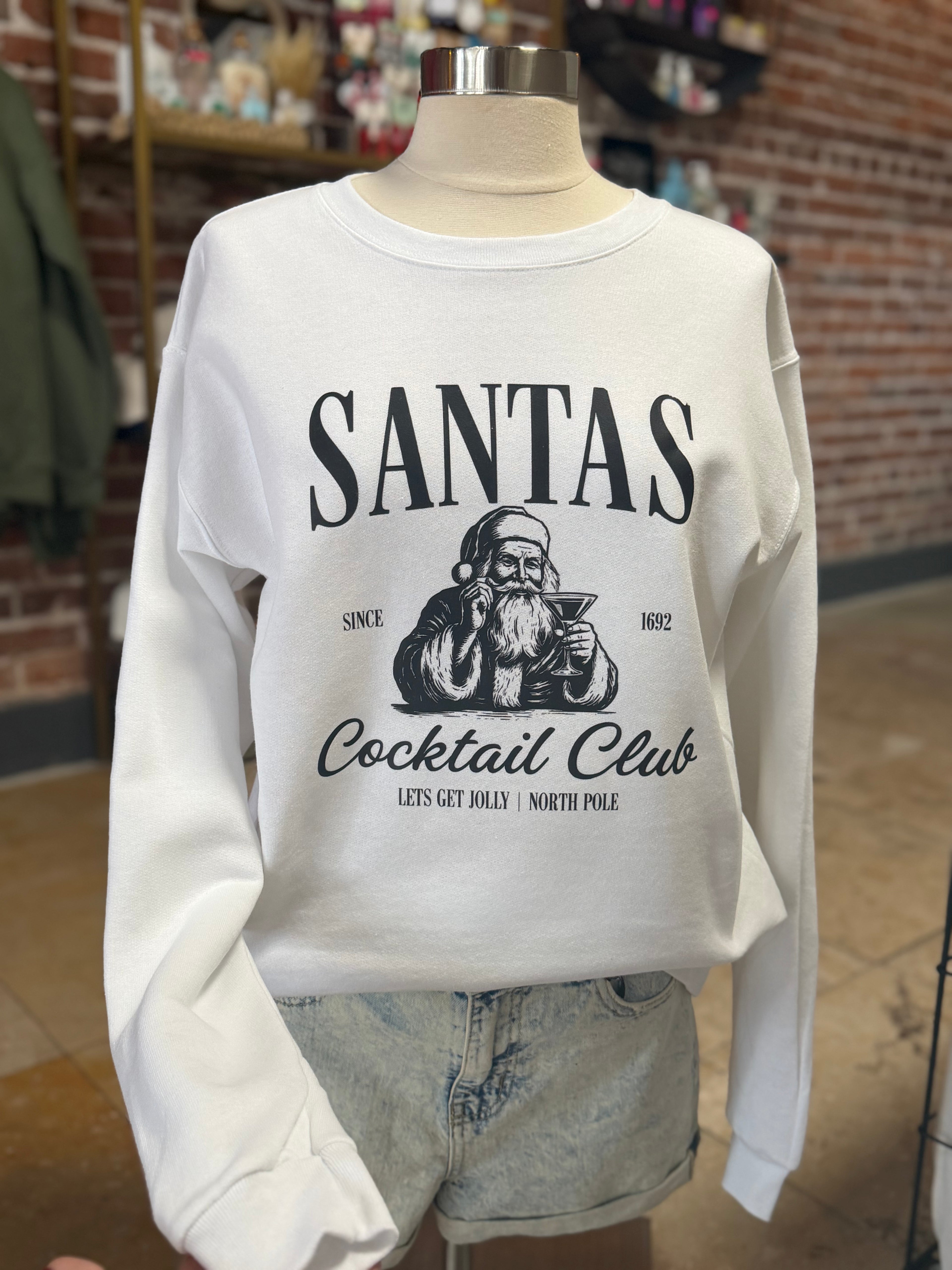Santa’s Cocktail Sweatshirt