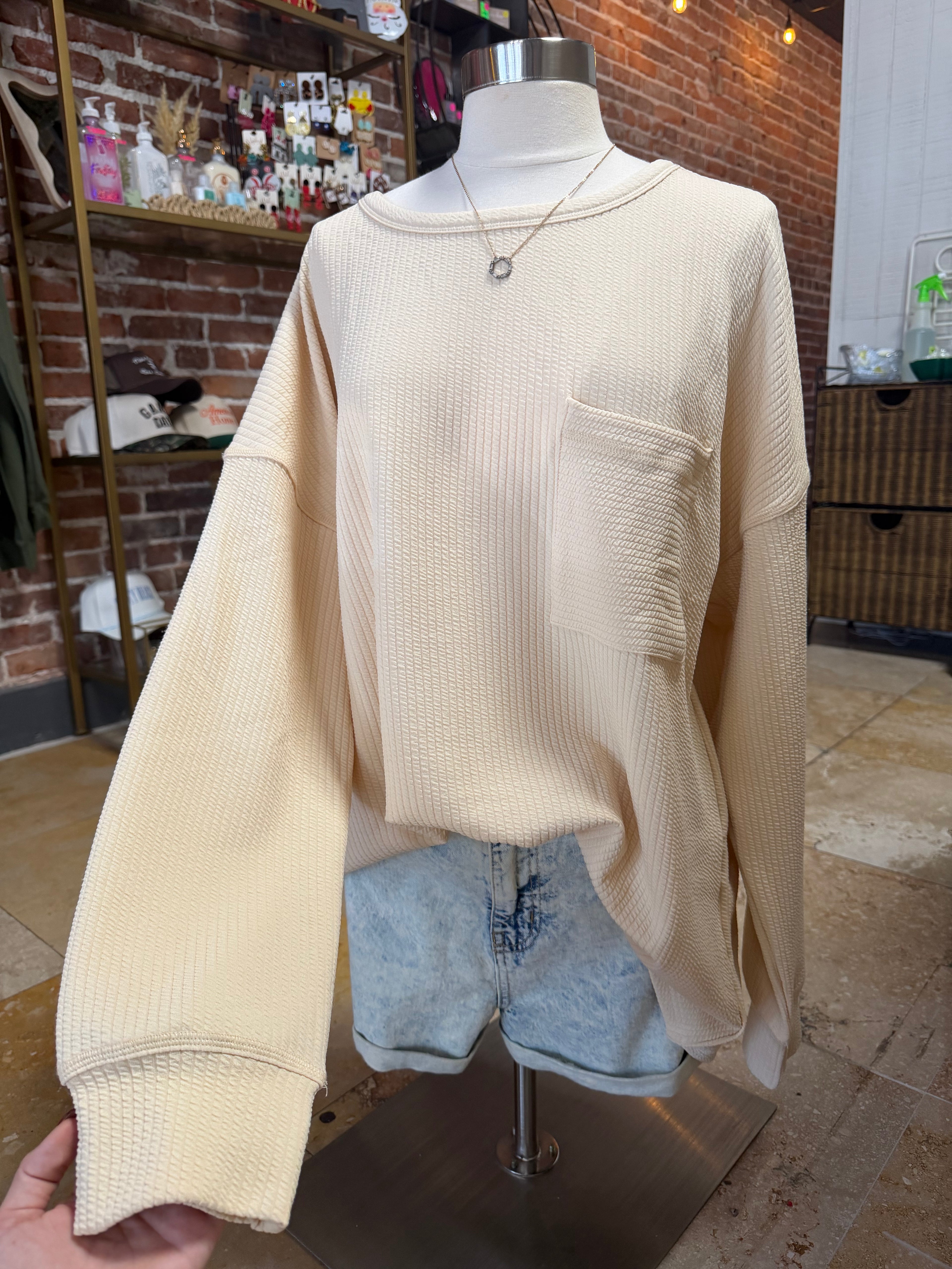 Buttery Cream long sleeve
