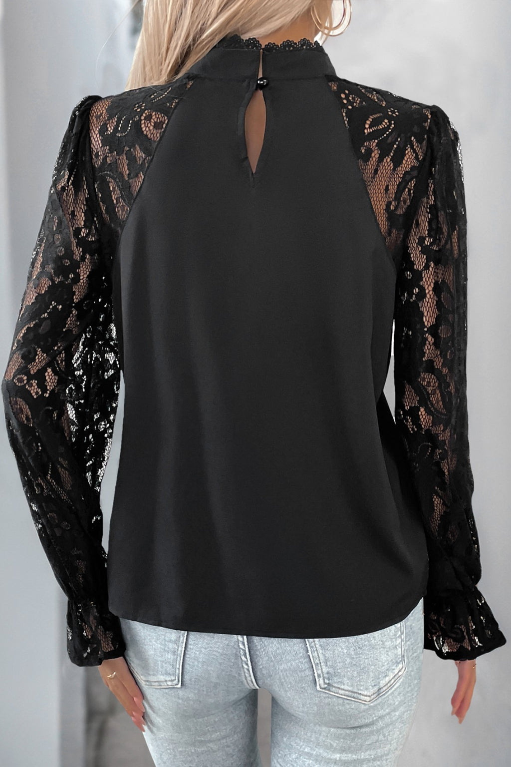 Long Sleeve Lace Top