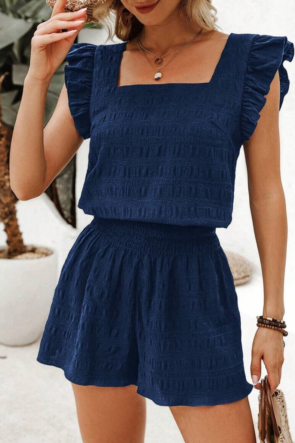 Textured Navy Set